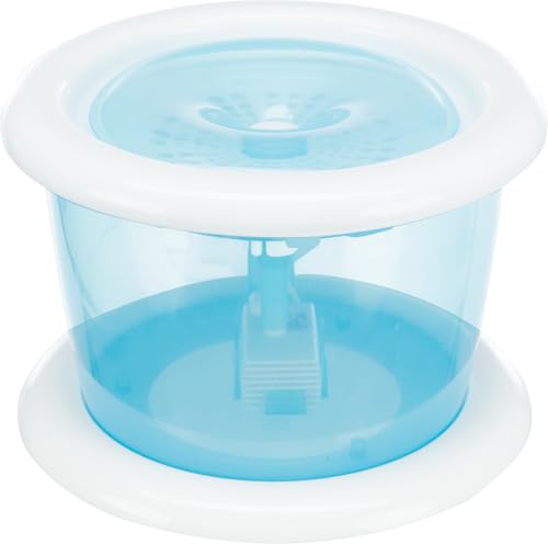 TRIXIE elektronischer Wasserspender "Trinkbrunnen Bubble Stream, Kunststoff, 3 l/ø 25 × 16 cm, blau/weiß" - 24464 von TRIXIE