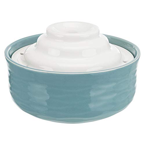 TRIXIE elektronischer Wasserspender "Trinkbrunnen Vital Falls, Keramik, 1,5 l/ø 22 × 13 cm, petrol/weiß" - 24450 TRIXIE elektronischer Wasserspender "Trinkbrunnen Vital Falls, Keramik, 1,5 l/ø 22 × 13 cm, petrol/weiß" - 24450 von TRIXIE
