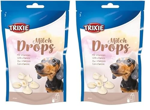 TRIXIE glutenfreie Milch Drops Milch Drops, 200 g - 31623 (Packung mit 2) von TRIXIE