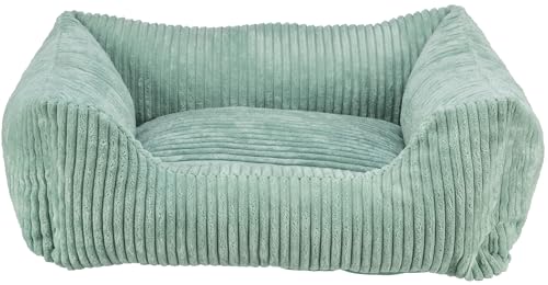 TRIXIE orthopädisches Hundebett Vital Jonna 100x70 cm in grau - hochwertiges Hundekissen mit Memory Schaum - Hundekorb für ältere Hunde - gelenkschonend und entlastend – 37266 von TRIXIE
