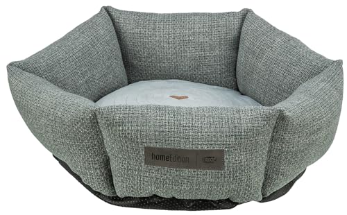 TRIXIE Hundebett rund Viviana ø 50 cm in blau-grau – rundes Kuschelbett mit weichem Samtbezug, Hundekorb für kleine Hunde,fest integriertes Kissen, Rutschfester Boden - weich & waschbar - 37546 TRIXIE Hundebett rund Viviana ø 50 cm in blau-grau – rundes Kuschelbett mit weichem Samtbezug, Hundekorb für kleine Hunde,fest integriertes Kissen, Rutschfester Boden - weich & waschbar - 37546 von TRIXIE