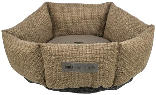 TRIXIE Hundebett rund Viviana ø 50 cm in braun – rundes Kuschelbett mit weichem Samtbezug, Hundekorb für kleine Hunde,fest integriertes Kissen, Rutschfester Boden - weich & waschbar - 37548 TRIXIE Hundebett rund Viviana ø 50 cm in braun – rundes Kuschelbett mit weichem Samtbezug, Hundekorb für kleine Hunde,fest integriertes Kissen, Rutschfester Boden - weich & waschbar - 37548 von TRIXIE