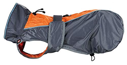 Trixie massiv Regenmantel für Hunde, 25 cm, grau/orange Trixie massiv Regenmantel für Hunde, 25 cm, grau/orange von TRIXIE