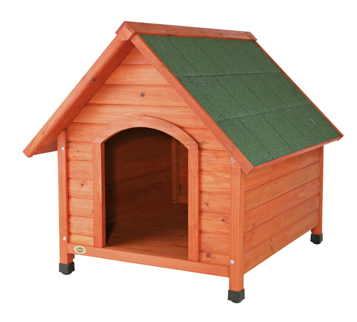 TRIXIE natura Hundehütte Cottage mit Satteldach M-L 83x101x87cm natur von TRIXIE