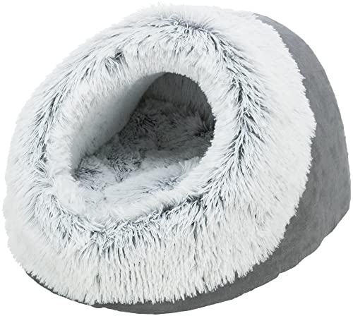 TRIXIE Hunde-Höhle Harvey - Wendekissen - rutschfester Boden - Langhaar-Plüsch - 35 x 26 x 41 cm - grau - 38030 TRIXIE Hunde-Höhle Harvey - Wendekissen - rutschfester Boden - Langhaar-Plüsch - 35 x 26 x 41 cm - grau - 38030 von TRIXIE