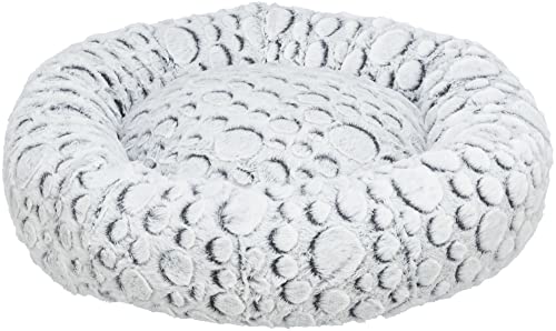 TRIXIE Hundebett Mila ø 50 cm in weiß-grau - weiches Hundekissen mit Struktur-Softplüsch - Hundekorb für kleine Hunde - rutschfest - 38985 TRIXIE Hundebett Mila ø 50 cm in weiß-grau - weiches Hundekissen mit Struktur-Softplüsch - Hundekorb für kleine Hunde - rutschfest - 38985 von TRIXIE