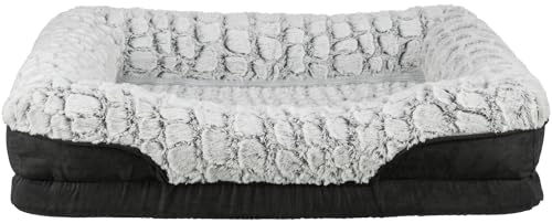 TRIXIE orthopädisches Hundebett Vital Lino 70 × 55 cm in schwarz/grau - hochwertiges Hundekissen mit Memory Schaum - Hundekorb für ältere Hunde - gelenkschonend und entlastend – 37254 TRIXIE orthopädisches Hundebett Vital Lino 70 × 55 cm in schwarz/grau - hochwertiges Hundekissen mit Memory Schaum - Hundekorb für ältere Hunde - gelenkschonend und entlastend – 37254 von TRIXIE