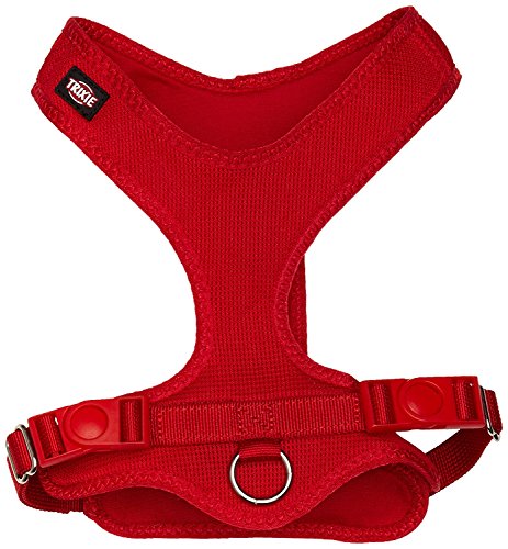 TRIXIE Comfort Soft Touren-Geschirr Größe S–M: Brustumfang 35–60 cm/20 mm in rot - gepolstertes Hundegeschirr zum Joggen mit stufenlos verstellbaren Bauchgurt für kleine Hunde, 16283 TRIXIE Comfort Soft Touren-Geschirr Größe S–M: Brustumfang 35–60 cm/20 mm in rot - gepolstertes Hundegeschirr zum Joggen mit stufenlos verstellbaren Bauchgurt für kleine Hunde, 16283 von TRIXIE