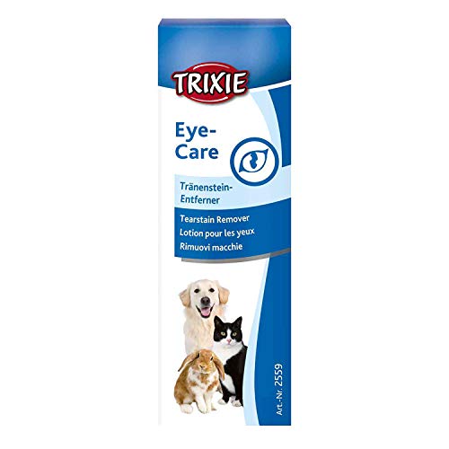 Trixie Eye-Care Tränenstein-Entferner | 50 ml | Für Hunde, Katzen und andere Kleintiere | kann dabei helfen schonend die Spuren tränender Tieraugen zu beseitigen Trixie Eye-Care Tränenstein-Entferner | 50 ml | Für Hunde, Katzen und andere Kleintiere | kann dabei helfen schonend die Spuren tränender Tieraugen zu beseitigen von TRIXIE