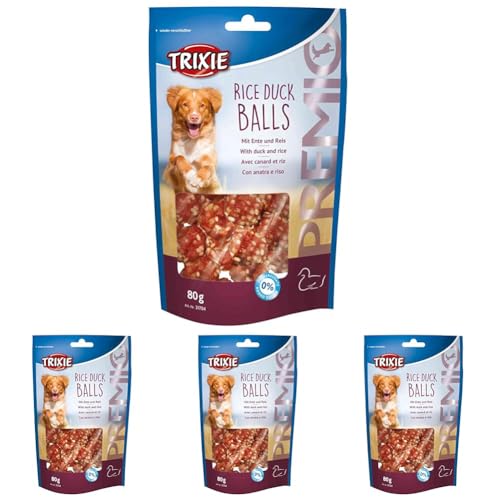 TX-31704 Premio Rice Duck Balls 80 g (Packung mit 4) von TRIXIE
