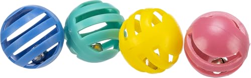 TX-4521 Set of Toy Balls, Plastic 4cm 4pcs von TRIXIE