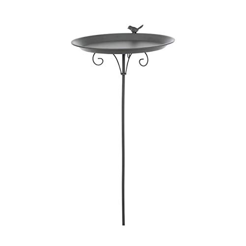 TRIXIE 55511 Vogeltränke/-Bad zur Bodenfixierung, Metall, 1.800 ml/ø 35 cm, grau TRIXIE 55511 Vogeltränke/-Bad zur Bodenfixierung, Metall, 1.800 ml/ø 35 cm, grau von TRIXIE