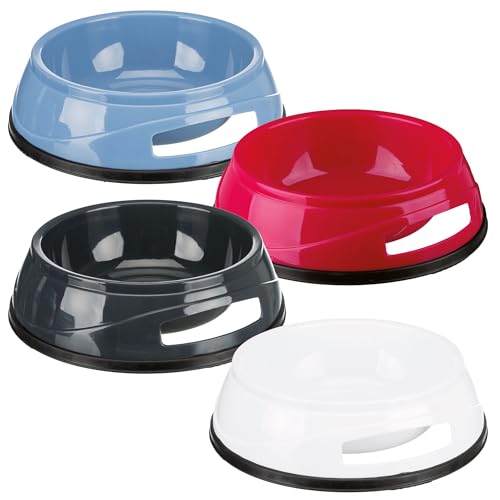 Trixie, Kunststoffnapf, Gummiring 0,5 l/ø 14 cm ( Sortiert ) von TRIXIE