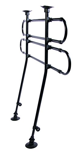 Trixie 1316 Auto-Gitter, gewinkelt, Breite: 85–140 cm Höhe: 75–110 cm, schwarz von TRIXIE
