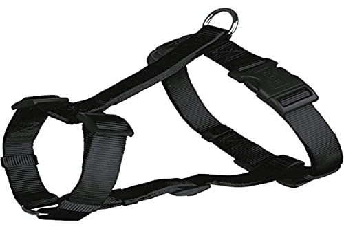 TRIXIE Classic H-Geschirr Größe S–M: Brustumfang 40–65 cm/15 mm in schwarz - verstellbares Führungsgeschirr mit Bruststeg, Nacken- und Bauchgurt für kleine Hunde, 14311 TRIXIE Classic H-Geschirr Größe S–M: Brustumfang 40–65 cm/15 mm in schwarz - verstellbares Führungsgeschirr mit Bruststeg, Nacken- und Bauchgurt für kleine Hunde, 14311 von TRIXIE