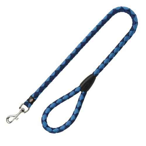 TRIXIE Hundeleine Cavo Leine S–M, 1,00 m ø 12 mm in indigo/royalblau - kurze Führleine für den Hund mit guter Kontrolle - für kleine bis mittelgroße Hunde - 143413 von TRIXIE