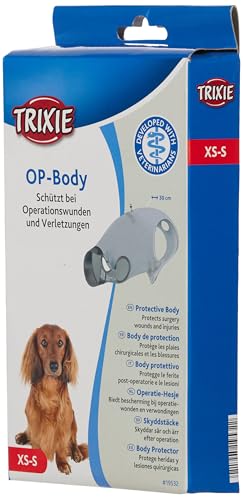 Trixie 19532 OP~Body, XS–S: 30 cm, grau von TRIXIE