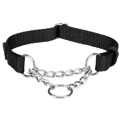 TRIXIE Premium Zug-Stopp Halsband Größe S–M: Halsumfang 30–40 cm/15 mm in schwarz - stufenlos verstellbares Hundehalsband für kleine bis mittelgroße Hunde, einfacher Verschluss, 202701 TRIXIE Premium Zug-Stopp Halsband Größe S–M: Halsumfang 30–40 cm/15 mm in schwarz - stufenlos verstellbares Hundehalsband für kleine bis mittelgroße Hunde, einfacher Verschluss, 202701 von TRIXIE