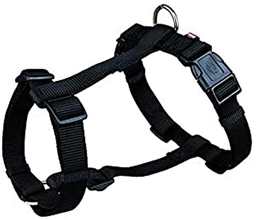 TRIXIE Premium H-Geschirr Größe M–L: Brustumfang 52–75 cm/20 mm in schwarz - verlässliches Hundegeschirr, Bruststeg, Nacken- und Bauchgurt stufenlos verstellbar für mittelgroße Hunde, 203401 TRIXIE Premium H-Geschirr Größe M–L: Brustumfang 52–75 cm/20 mm in schwarz - verlässliches Hundegeschirr, Bruststeg, Nacken- und Bauchgurt stufenlos verstellbar für mittelgroße Hunde, 203401 von TRIXIE