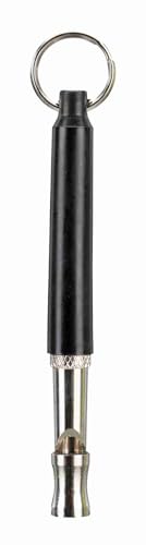 TRIXIE Hochfrequenzpfeife - Frequenz individuell einstellbar - besonders für weite Entfernungen - ideal für Ausbildung und Jagd - mit Schlüsselring - 8 cm - 2257 von TRIXIE