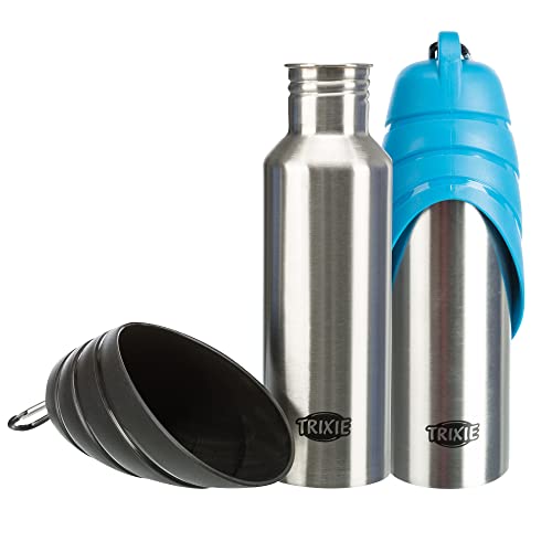 Trixie 24606 Flasche mit Trinknapf, Edelstahl/Kunststoff, 0,75 l, für Kaninchen Trixie 24606 Flasche mit Trinknapf, Edelstahl/Kunststoff, 0,75 l, für Kaninchen von TRIXIE