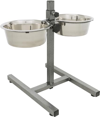 Hundebar, Edelstahl/Metall, 2 × 1,8 l/ø 21 cm von TRIXIE