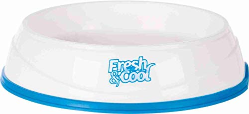 Trixie 24958 Fresh & Cool Kühlnapf, 0,25 l/ø 17 cm, weiß/blau Trixie 24958 Fresh & Cool Kühlnapf, 0,25 l/ø 17 cm, weiß/blau von TRIXIE