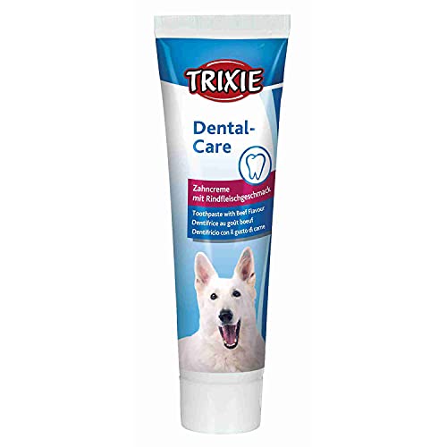 Trixie 2545 Zahncreme mit Fleischgeschmack, Hund, 100 g (1er Pack) von TRIXIE