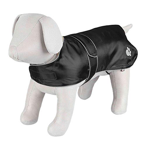 TRIXIE wasserabweisender Hundemantel "Mantel Orléans, XL: 80 cm, schwarz" - 30510 von TRIXIE