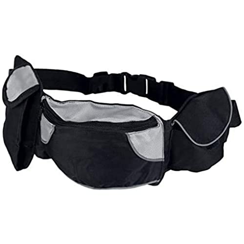Trixie 3237 Dog Activity Hüfttasche Baggy Belt, Gurt: 62–125 cm, schwarz/grau von TRIXIE