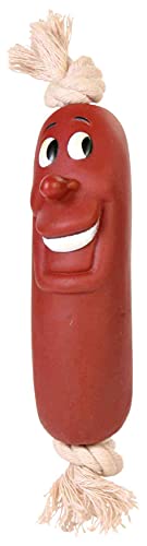 Trixie 3242 Snack-Toy Würstchen am Seil, Vinyl, 11 cm Trixie 3242 Snack-Toy Würstchen am Seil, Vinyl, 11 cm von TRIXIE