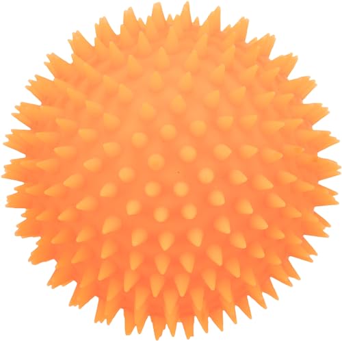 Trixie Igelball, Vinyl, ø 7 cm, orange, 3414, Hundespielzeug, Quietscher von TRIXIE