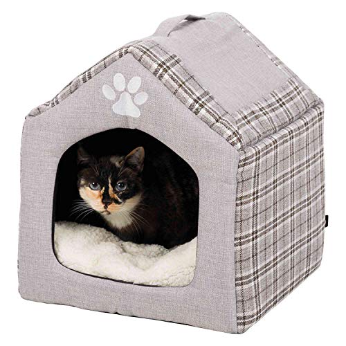 Trixie 36352 Kuschelhöhle Silas, 40 × 45 × 40 cm, grau/creme Trixie 36352 Kuschelhöhle Silas, 40 × 45 × 40 cm, grau/creme von TRIXIE