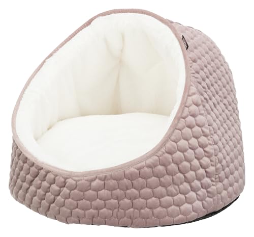 TRIXIE Höhle Livia - Samt und Plüsch - Wendekissen - Schaumstoff-Füllung´- rutschfester Boden - ø 45 x 33 cm - altrosa/weiß - 36353 TRIXIE Höhle Livia - Samt und Plüsch - Wendekissen - Schaumstoff-Füllung´- rutschfester Boden - ø 45 x 33 cm - altrosa/weiß - 36353 von TRIXIE
