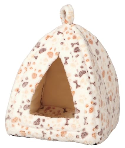 Trixie 36354 Kuschelhöhle Lingo, 32 × 42 × 32 cm, weiß/beige von TRIXIE