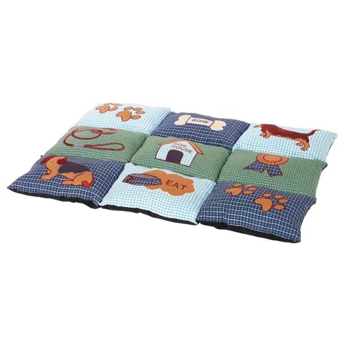 Trixie 37069 Liegematte Patchwork, 80 × 55 cm, blau/grün Trixie 37069 Liegematte Patchwork, 80 × 55 cm, blau/grün von TRIXIE