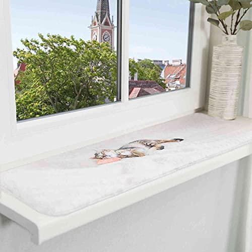 Trixie 37125 Liegematte Nani für Fensterbank, 90 × 28 cm, grau Trixie 37125 Liegematte Nani für Fensterbank, 90 × 28 cm, grau von TRIXIE