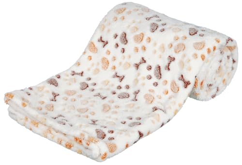 TRIXIE Hunde-Decke Lingo - 150 x 100 cm - Softfleece - für Allergiker geeignet - weiß/beige - 37179 TRIXIE Hunde-Decke Lingo - 150 x 100 cm - Softfleece - für Allergiker geeignet - weiß/beige - 37179 von TRIXIE