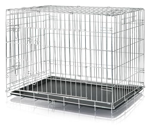 TRIXIE Hundebox Home - Größe M-L: 93 x 69 x 62 cm - kurzzeitige Unterbringung zu Hause - je 1 Tür vorne und seitlich - zusammenklappbar - Bodenwanne - 3924 TRIXIE Hundebox Home - Größe M-L: 93 x 69 x 62 cm - kurzzeitige Unterbringung zu Hause - je 1 Tür vorne und seitlich - zusammenklappbar - Bodenwanne - 3924 von TRIXIE