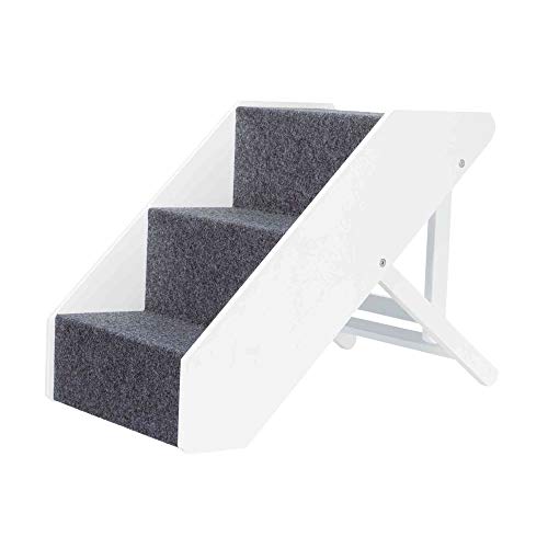 Trixie 39488 Heimtiertreppe, verstellbar, 3-stufig, 40 × 67 cm, weiß von TRIXIE