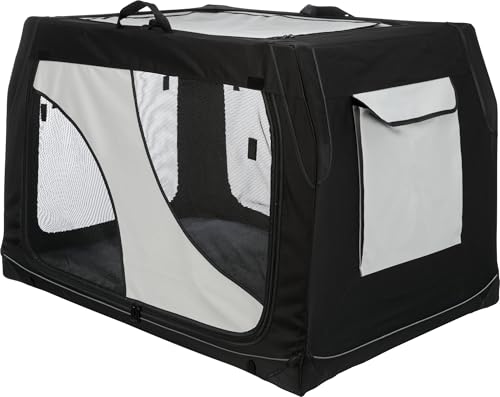 TRIXIE Hundebox Vario, 99x65x71 cm – komfortable Hundebox für kleine bis mittelgroße Hunde – gemütlicher Rückzugsort für deinen Vierbeiner – sicher & hochwertig - 39724 von TRIXIE