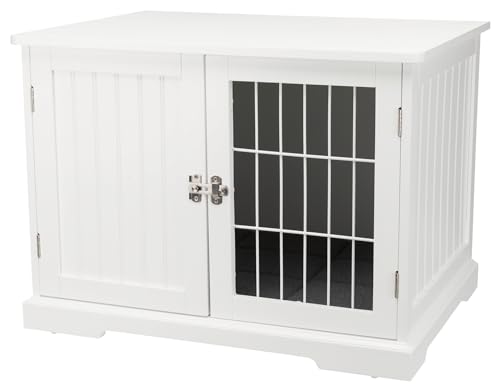 TRIXIE Hundehütte Indoor Home Kennel 73T x 53B x 53H cm weiß – komfortable Hundebox für kleine - mittelgroße Hunde – gemütlicher Rückzugsort für deinen Vierbeiner – sicher & hochwertig - 39753 von Petmate
