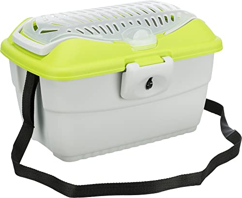 Trixie 39802 Mini-Capri Transportbox 40 x 22 x 30 cm hellgrün/grün, 1 Stück (1er Pack) von TRIXIE