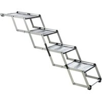 Trixie 4-stufige Falt-Treppe Aluminium/TPR von TRIXIE