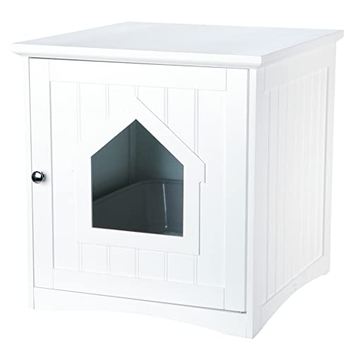 Trixie 40290 Katzenhaus für Katzentoilette, 49 × 51 × 51 cm, weiß Trixie 40290 Katzenhaus für Katzentoilette, 49 × 51 × 51 cm, weiß von TRIXIE