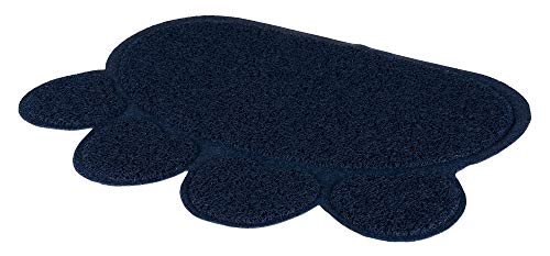 Trixie 40383 Vorleger für Katzentoiletten, Pfote, PVC, 60 × 45 cm, dunkelblau Trixie 40383 Vorleger für Katzentoiletten, Pfote, PVC, 60 × 45 cm, dunkelblau von TRIXIE