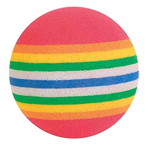 Trixie 4097 Rainbow-Bälle, ø 4 cm, 4 St. von TRIXIE