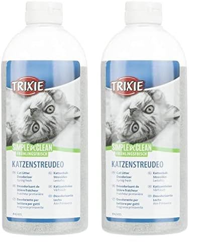 Trixie 42405 Simple'n'Clean Katzenstreudeo, Frühlingsfrisch, 750 g (Packung mit 2) von TRIXIE