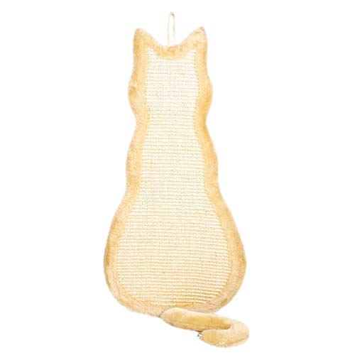 Trixie 43112 Kratzbrett Katze, 35 × 69 cm, natur/beige von TRIXIE