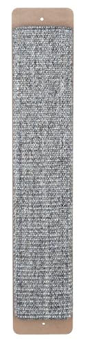 TRIXIE Kratzbrett mit Katzenminze - zum Aufhängen - Sissalteppich als Kratzfläche - 11 x 56 cm - grau - 43182 von TRIXIE